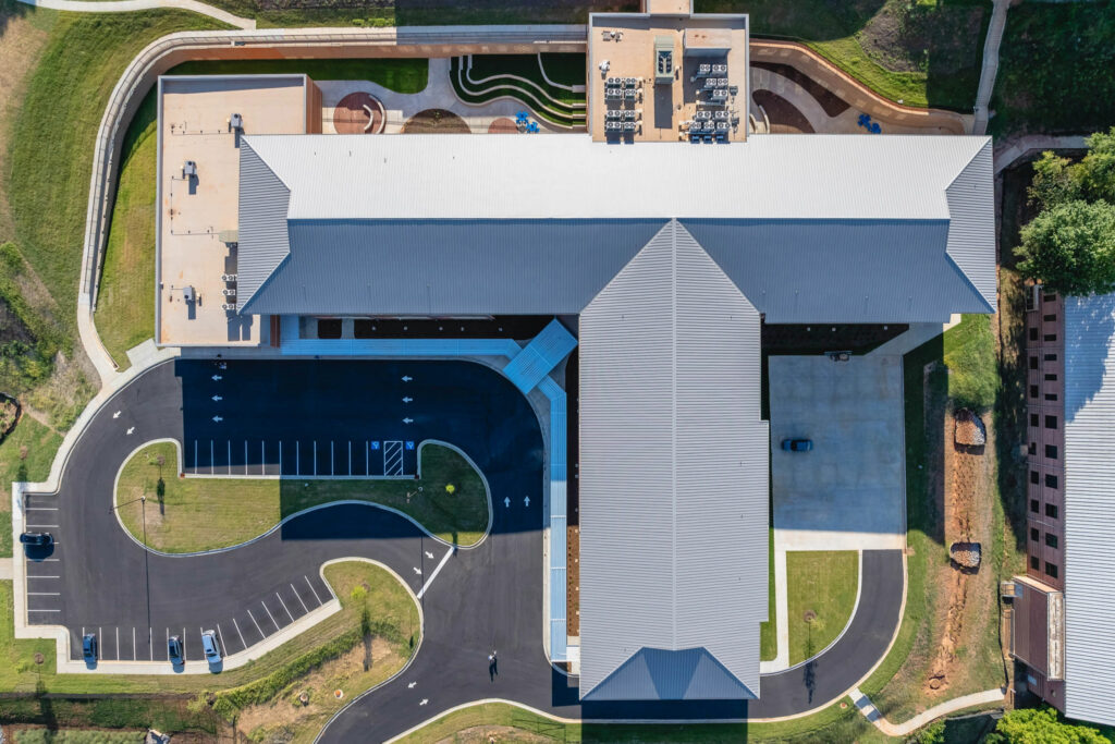 Clarke Middle School Aerial View