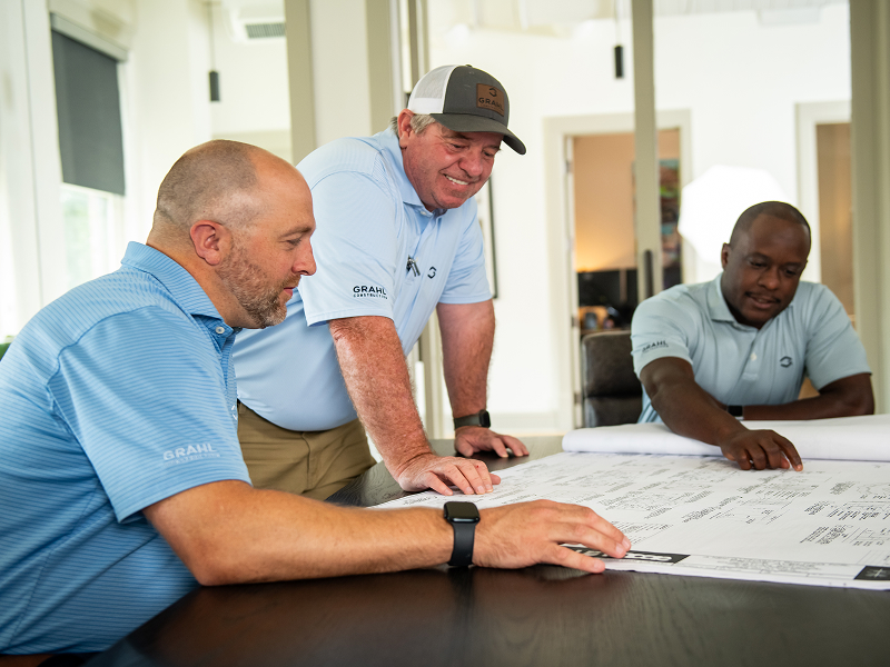 About Grahl - History Staff in the Grahl Construction office in Athens, GA.