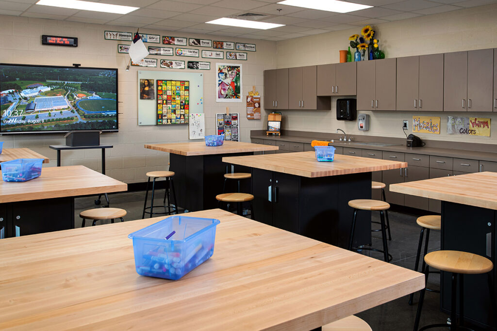 Prince Ave Middle School Interior