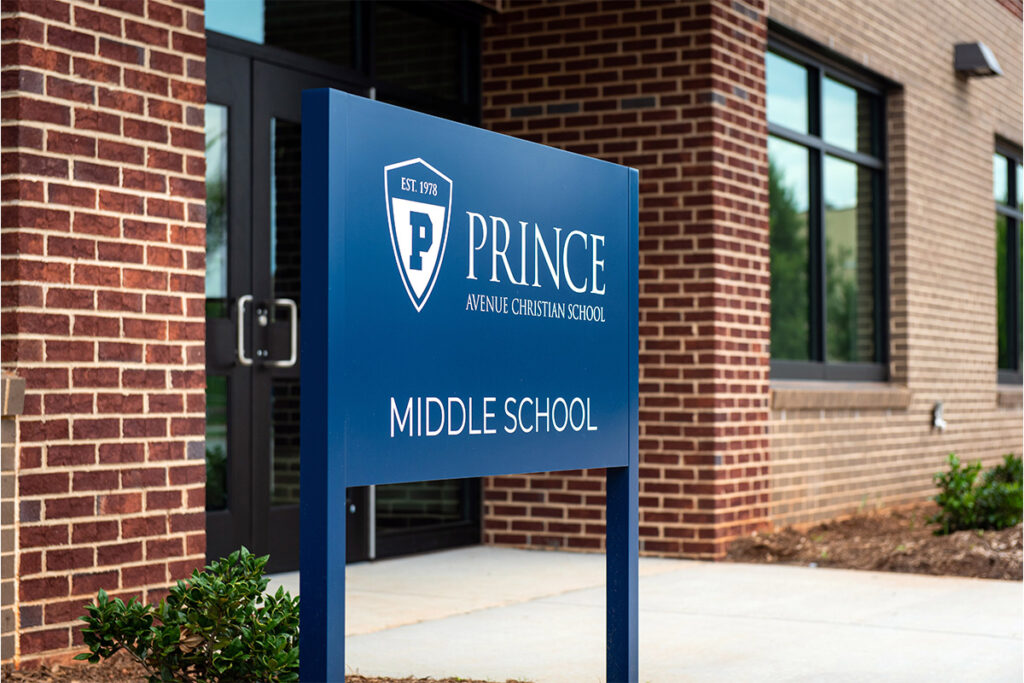 Prince Ave Middle School Exterior