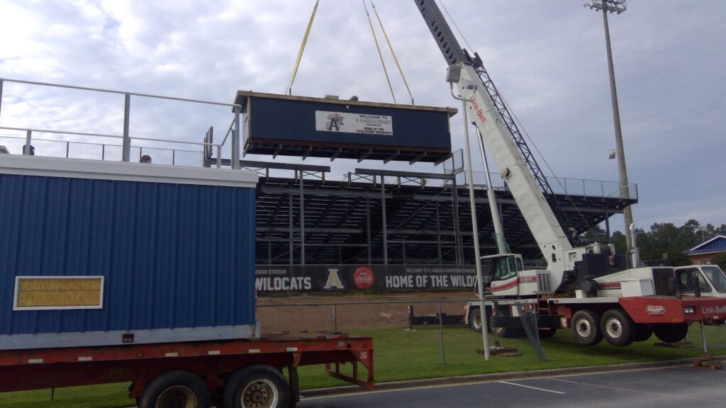Apalachee High School Field House Construction in Progress