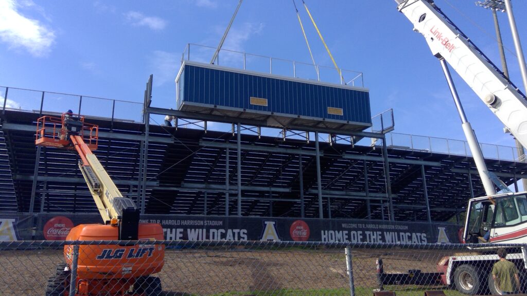 Apalachee High School Field House Construction in Progress